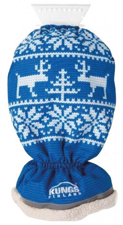 ijskrabber met handschoen Arctic-Is polycarbonaat blauw