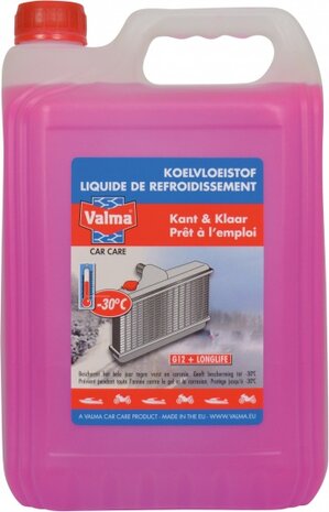 koelvloeistof G12 + long Life -30&deg;C 5 liter