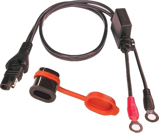 permanente accu-aansluiting SAE - 5A max 50 cm zwart