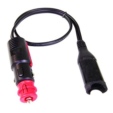 SAE-connector sigarettenplug 50 cm zwart
