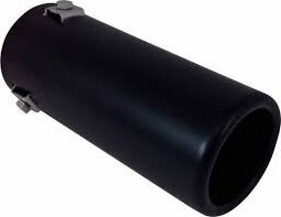 uitlaatsierstuk rond 35-66 mm 17 cm staal zwart