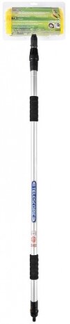 wasborstel Heavy Duty met telescopische steel 2,4m geel