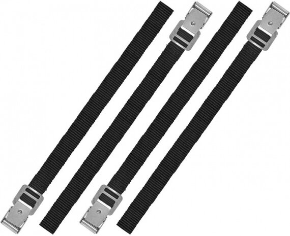 bindriemen 18 x 400 mm polyester zwart 4 stuks