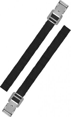 bindriemen 18 x 300 mm polyester zwart 2 stuks