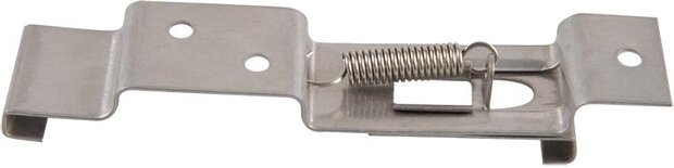 kentekenplaatklem RVS zilver per stuk