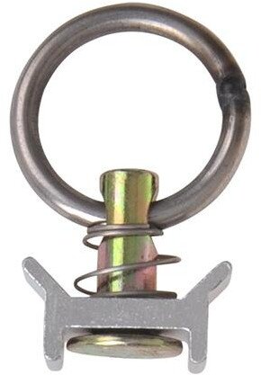 stud fitting enkel met ronde ring 1250 kg staal