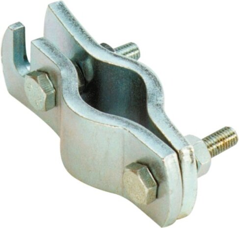 hulpkoppeling staal zilver
