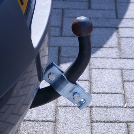 hulpkoppeling staal zilver