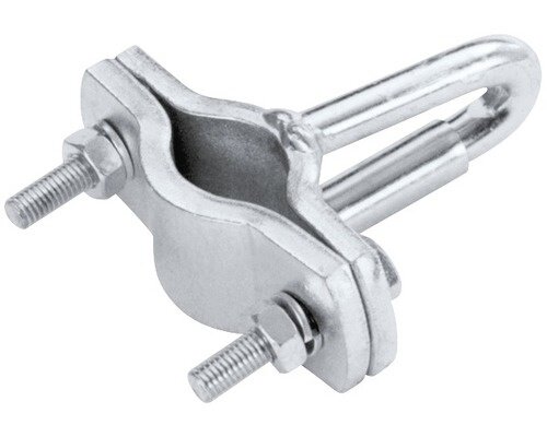 hulpkoppeling met veer staal zilver
