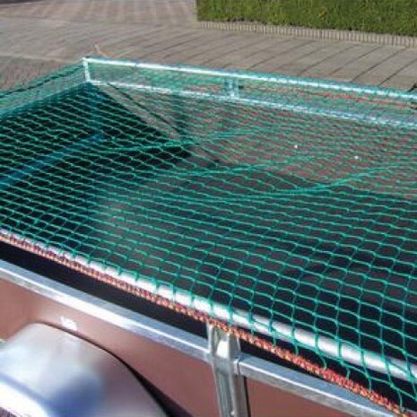 afdeknet met elastische rand 350 x 250 cm groen