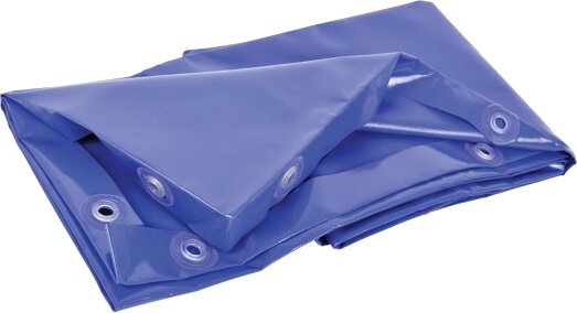 afdekzeil aanhanger 258 x 135 cm blauw