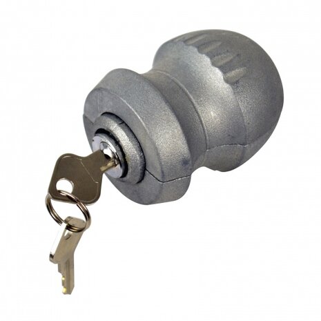 koppelingsslot 50 mm staal zilver