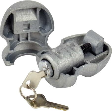 koppelingsslot 50 mm staal zilver