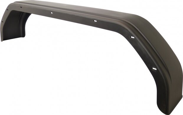 kunststof spatbord voor tandemas 13-14 inch zwart