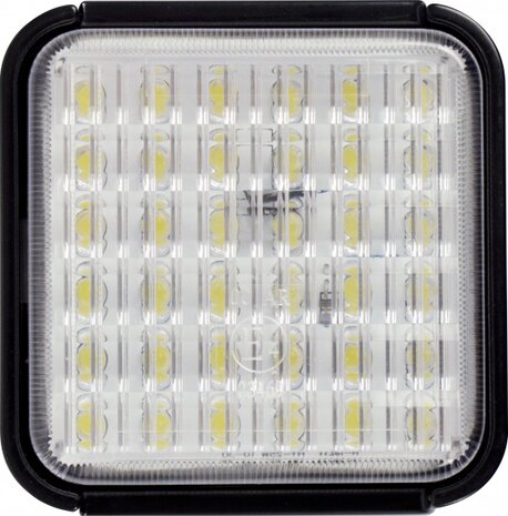 achteruitrijlamp 12 Volt led 95 x 95 mm wit