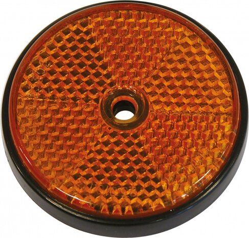 reflectoren rond 70 mm oranje 2 stuks