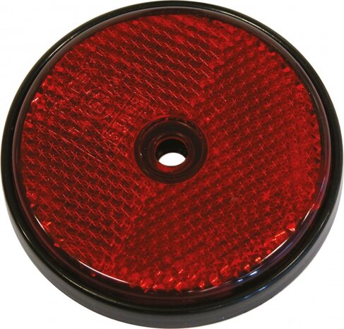 reflectoren rond 70 mm rood 2 stuks