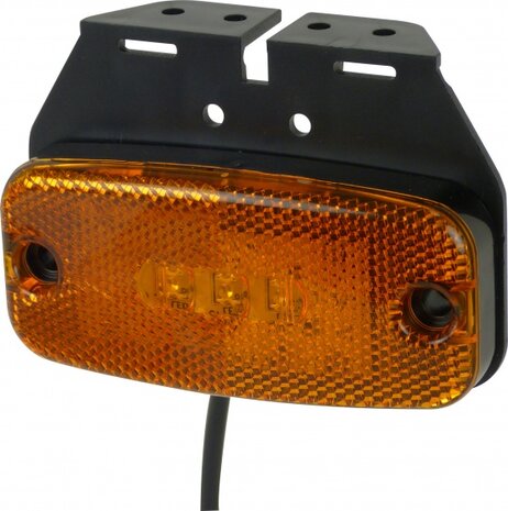 zijlamp 9-32 Volt led 112 x 50 mm oranje