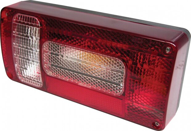 achterlicht 12 Volt met 6 functies 220 x 100 mm rechts