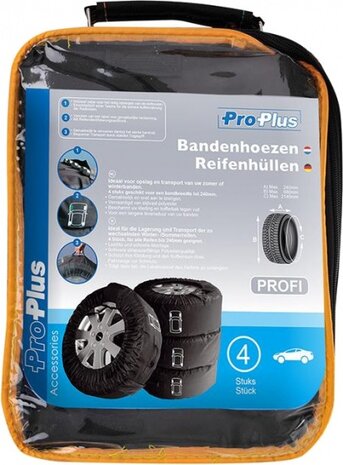 bandenhoezenset Profi &Oslash;68 cm 214 cm 240 mm zwart