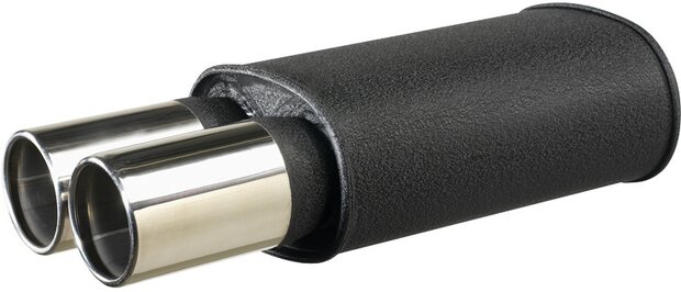sportuitlaat Universeel 63,5mm chroom