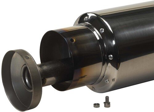 sportuitlaat X Racing DualSound 140 mm chroom