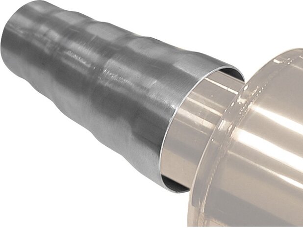 aansluit-adapter uitlaat (las) 50-70 mm zilvergrijs