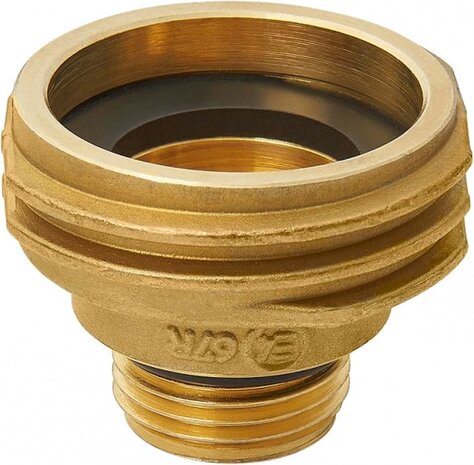 LPG nippel Europa 22 mm messing goud