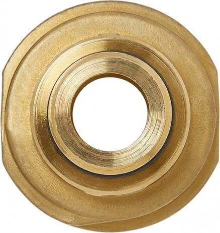 LPG nippel Europa 22 mm messing goud