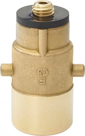 LPG nippel Bajonet 10 mm messing goud in blister