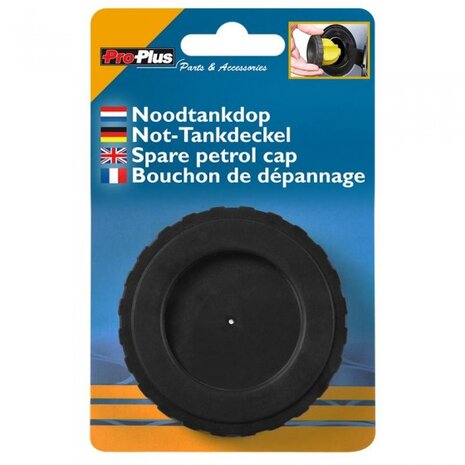 noodtankdop universeel geel/zwart