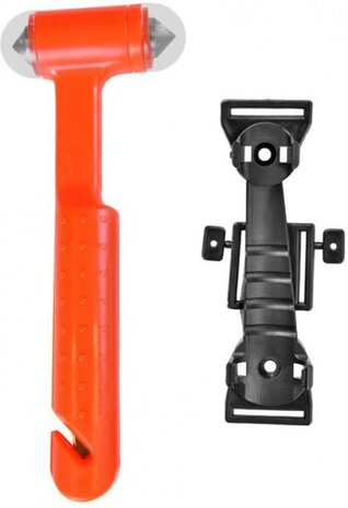 noodhamer met gordelsnijder oranje 15,5 cm