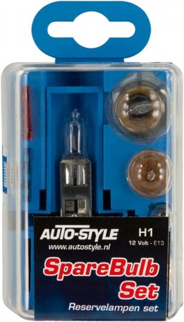 reservelampenset H1 12 Volt 55 Watt 8-delig