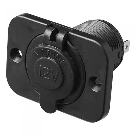 sigarettenaansteker-inbouwdoos met frame 12/24V 29 mm b