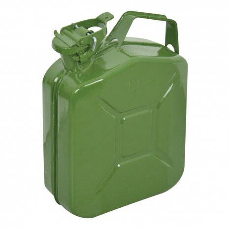 stalen jerrycan 5 liter groen UN-keurmerk