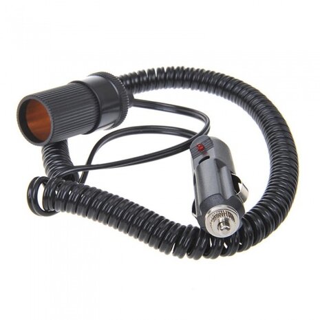 verlengkabel sigarettenaansteker 3m 12/24 Volt 10 Amp&egrave;re