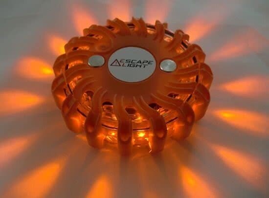 veiligheidslicht 11 cm oranje