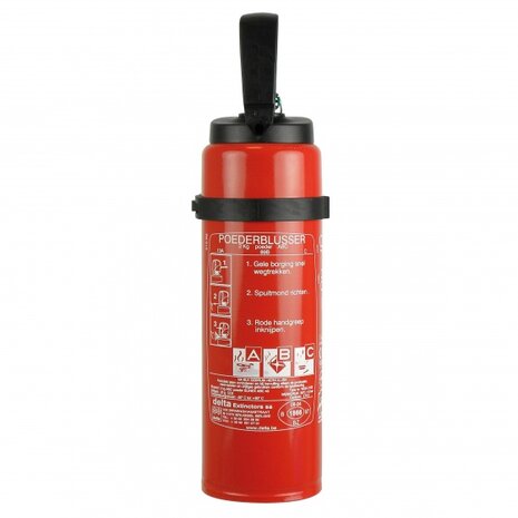 brandblusser ABC met houder 2 kg rood 39 cm