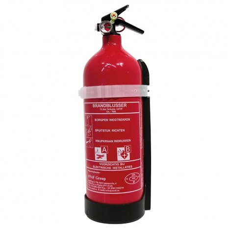 brandblusser AB met manometer schuim 2 L rood 25 cm