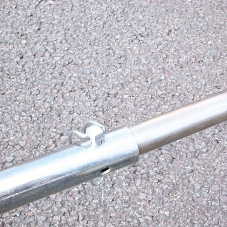 sleepstang TUV/GS 1,8 ton 180 cm zilver