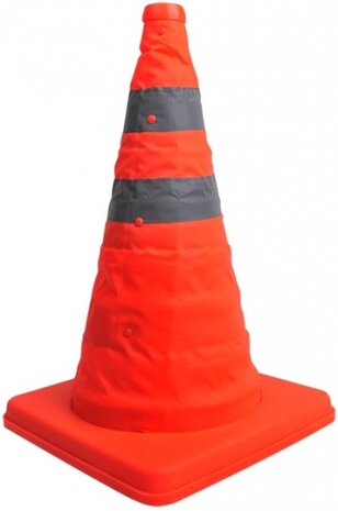 opvouwbare veiligheidspylon 41 cm oranje