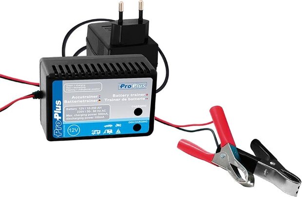 acculader 12 Volt 0,3 Amp&egrave;re 10-250 Ah zwart