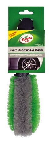 velgenborstel Green Line 25 cm groen/grijs