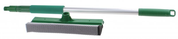 raamtrekker met telescopische steel 53 - 100 cm zwart