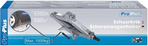 schaarkrik 1 ton staal zilver