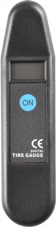 bandenspanningsmeter digitaal 14 cm zwart
