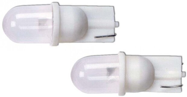 autolamp T10 12 Volt 5 Watt 2 stuks wit