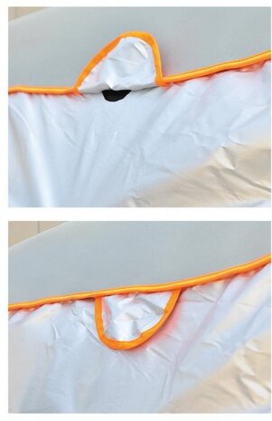 hagelbeschermhoes L 482 x 177 x 119 cm neopreen/polyester