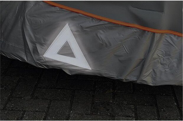 hagelbeschermhoes L 482 x 177 x 119 cm neopreen/polyester