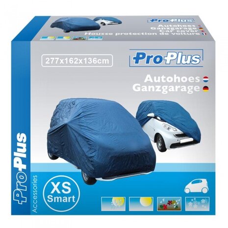 autohoes XS Smart 277 x 162 x 136 cm polyester blauw